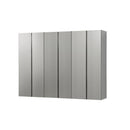 Nova Series - Garage Cabinet Set D, 3 Piece, Soft Closing, Wall Mounted - Metallic Gray by HouseOfZazla