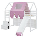 Loft Bed With House Shaped Frame And Tent by Unique Piece Furniture
