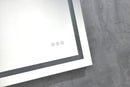 40x24 LED Lighted Bathroom Wall Mounted Mirror with High Lumen+Anti-Fog Separately Control+Dimmer Function