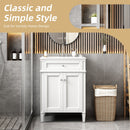 Bathroom Vanity With 2 Doors And Tip Out Drawer, Soft Closing Hinges by Unique Piece Furniture