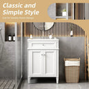 Bathroom Vanity With 2 Doors And Tip Out Drawer, Soft Closing Hinges by Unique Piece Furniture