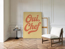 Oui Chef Kitchen Wall Art