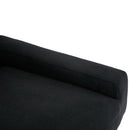 Accent Chair - Modern Industrial Slant Armchair with Metal Frame - Premium High Density Soft Single chair for Living Room Bedroom