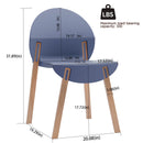 4 Piece Set Of Single Chairs With A Design Combining Modern And Traditional Elements by HouseOfZazla