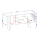 Liberty - TV Stand With Open / Concealed Storage by HouseOfZazla