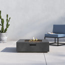 Outdoor Handcrafted Fire Pit Table - Charcoal by HouseOfZazla