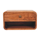 Curve Upper Slot Floating Nightstand by Unique Piece Furniture