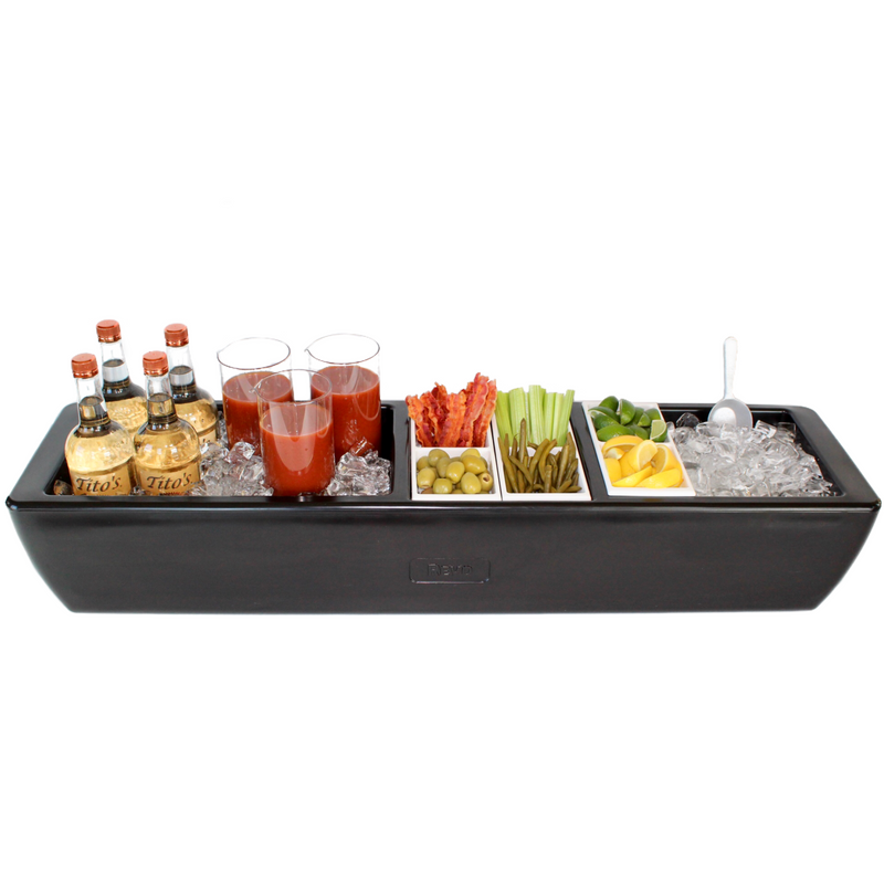 REVO Party Barge Cooler | Deep Black | Insulated Beverage Tub