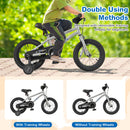 16-Inch Kids Bike Bicycle for Boys Girls 4-7 Adjustable with High Carbon Steel Frame-16 inches