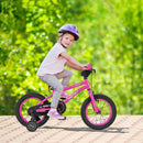 16-Inch Kids Bike for 4-7 Years Old Adjustable with Removable Training Wheels-16 inches by LJGDeals