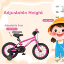 16-Inch Kids Bike for 4-7 Years Old Adjustable with Removable Training Wheels-16 inches by LJGDeals