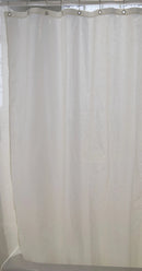 Cotton Shower Curtain – White or Natural, Bath, Tub + Stall Sizes