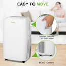 14,000 BTU WiFi Smart Portable Air Conditioner – 3-in-1 AC with Dehumidifier & 3-Speed Fan, 24H Timer, Sleep Mode, Auto Swing, Quiet Cooling for Rooms up to 700 Sq. Ft, Easy-Install Window Kit & Smooth-Rolling Wheels