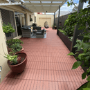 <b>Deck Tiles</b> - Premium WPC Interlocking | DECKO (11.8" x 11.8" x 0.8") - <b>choose color</b> - (One Piece)