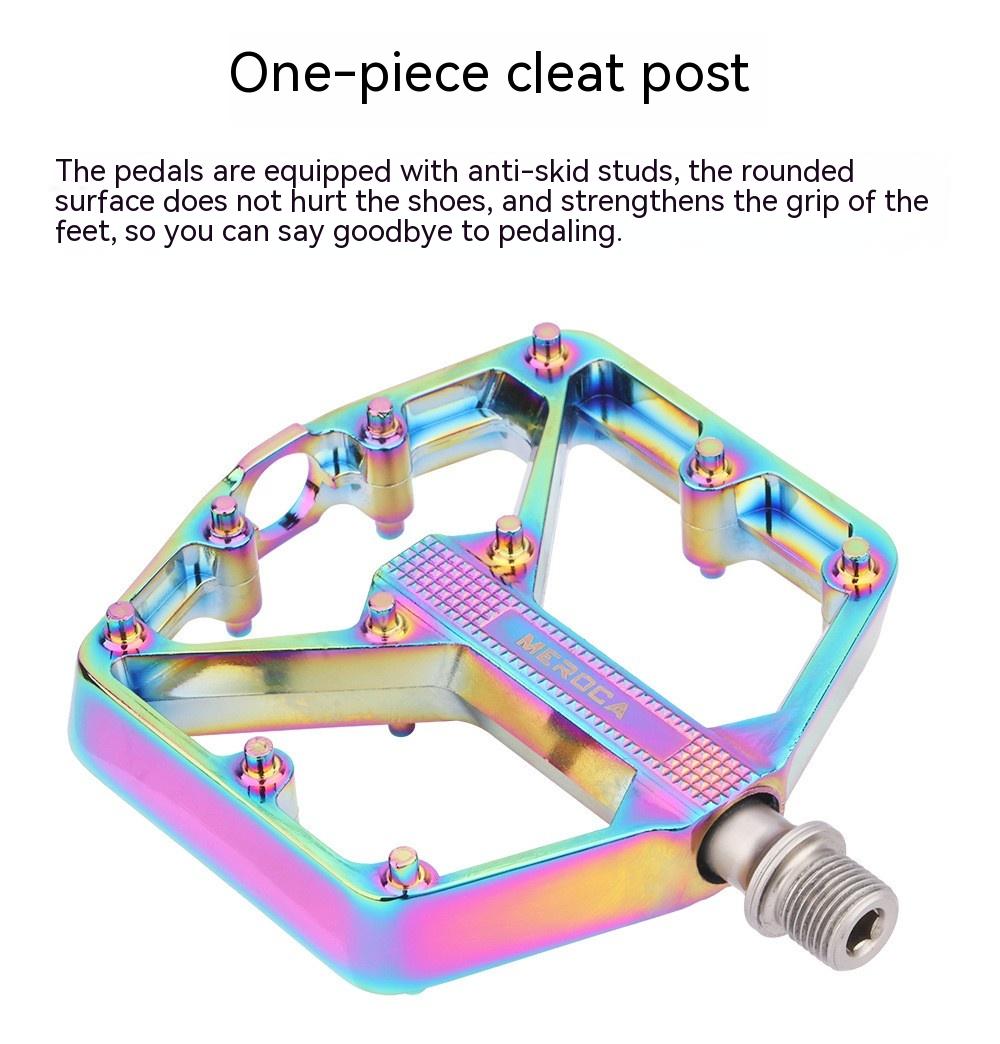 Bicycle Pedal Non-Slip  Bike Pedals Aluminum Alloy Flat Platform Applicable Waterproof Cycling Accessories Bike Pedals Road Bicycle Pedals Cleats Set Clipless Pedals Compatible With Road Bikes, photo 14 of 15