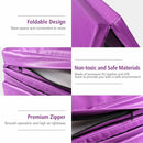 8 x 4 Feet Folding Gymnastics Tumbling Mat-Purple by LJGDeals