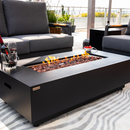 Propane Fire Pit Table Outdoor 50,000 BTU Firepits for Outside CSA Certified