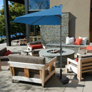 9Ft Patio Bistro Half Round Umbrella by LJGDeals