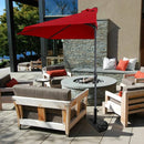 9Ft Patio Bistro Half Round Umbrella by LJGDeals