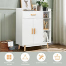 Floor Storage Cabinet Free Standing Cupboard Chest by LJGDeals