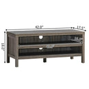 3-Tier TV Stand Console Cabinet for TV's up to 45 Inch with Storage Shelves by LJGDeals