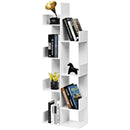 8-Tier Bookshelf Bookcase with 8 Open Compartments Space-Saving Storage Rack by LJGDeals