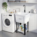 14.5 Gal Utility Sink with Rotating Faucet & Adjustable Legs by LJGDeals