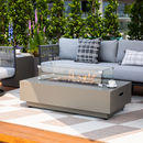 Propane Fire Pit Table Outdoor 50,000 BTU Firepits for Outside CSA Certified