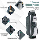 14 Dividers Golf Cart Bag with 7 Zippered Pocket by LJGDeals