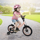 Kids Bike 12-18 Inch with Training Wheels - Pink
