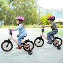 Kids Bike 12-18 Inch with Training Wheels - Pink by LJGDeals