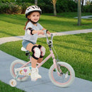 Kids Bike 12-18 Inch with Training Wheels - Pink Stars & Moon by LJGDeals