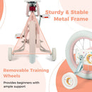 Kids Bike 12-18 Inch with Training Wheels - Pink Stars & Moon by LJGDeals