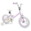 Kids Bike 12-18 Inch with Training Wheels - Purple