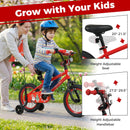 Kids Bike 12-18 Inch with Training Wheels & Christmas Music