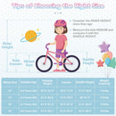 Kids Bike 12-20 Inch with Training Wheels & Basket
