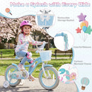 Kids Bike 12-20 Inch with Training Wheels & Basket by DirectDeals