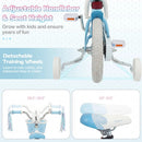 Kids Bike 12-20 Inch with Training Wheels & Basket by LJGDeals