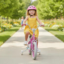 Kids Bike 12-18 Inch with Training Wheels - Pink by LJGDeals