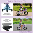 Kids Bike with Training Wheels 12-18 Inch - Purple