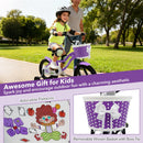 Kids Bike with Training Wheels 12-18 Inch - Purple