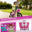 Kids Bike with Training Wheels 12-18 Inch - Magic Rose by LJGDeals