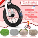 14 Inch Kids Bike Red with Blue Helmet Protective Set by LJGDeals