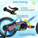 Kids Bike 16 Inch with Training Wheels Ages 4-7