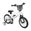 Kids Bike with Training Wheels 12-18 Inch White by DirectDeals