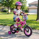 Kids Bike with Training Wheels 12-18 Inch Pink by LJGDeals