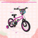 Kids Bike with Training Wheels 12-18 Inch Pink by LJGDeals