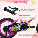 Kids Bike with Training Wheels 12-18 Inch Pink by DirectDeals