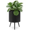 20-Inch Raised Metal Planter with Stand and Drainage Holes by LJGDeals