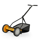 14 Inch Push Lawn Mower with 5 Steel Blades and Grass Catcher Bag by LJGDeals